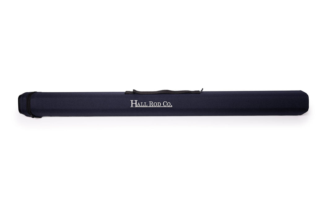 Tailwater 9ft 7wt - rod tube with Hall Rod Co. logo