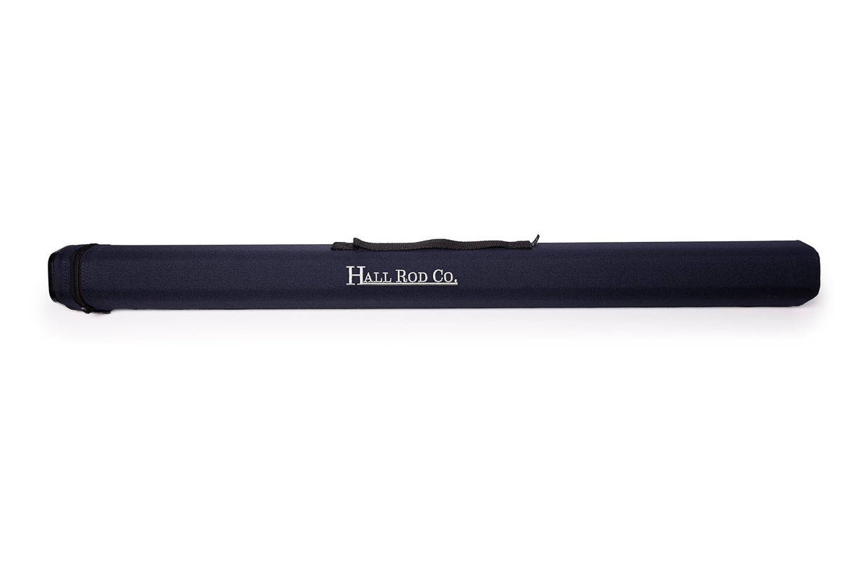 Tailwater 9ft 7wt - rod tube with Hall Rod Co. logo